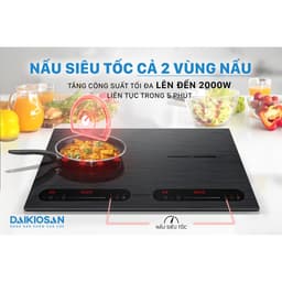 Bếp từ đôi Daikiosan DKT-200006 công suất 4000W Hàng Chính Hãng 8