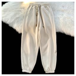Quần Jogger Nỉ Bông Thu Đông APT Unisex Quần Dài Bo Gấu Chất Liệu Nỉ Bông Dày Dặn Ấm Áp 3