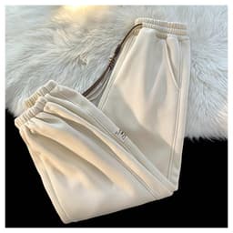 Quần Jogger Nỉ Bông Thu Đông APT Unisex Quần Dài Bo Gấu Chất Liệu Nỉ Bông Dày Dặn Ấm Áp 4