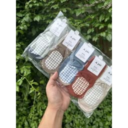 Set 5 Đôi Tất Trẻ Em Sơ Sinh Thú Cotton Chống Trơn Trượt Cho Bé Trai, Bé Gái Đi Cực Xinh SS17 { T310 } 5