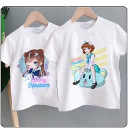 Áo thun bé gái Simmy Hero Team chibi siêu đẹp 1