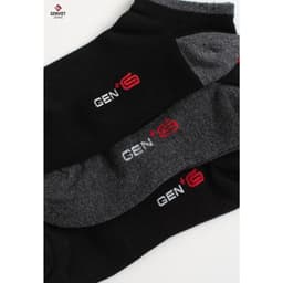 Tất Cổ Ngắn Nam GENVIET Vải Thun 4 Chiều Co Giãn, Ôm Sát Thoáng Khí Thoải Mái Bền Đẹp UV0420W0007 2