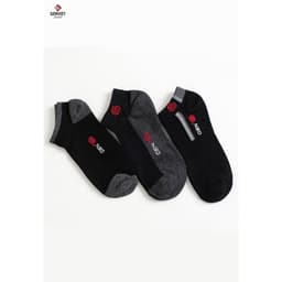 Tất Cổ Ngắn Nam GENVIET Vải Thun 4 Chiều Co Giãn, Ôm Sát Thoáng Khí Thoải Mái Bền Đẹp UV0420W0007 3
