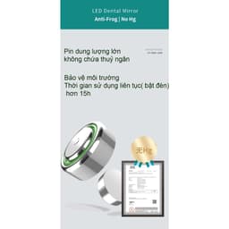 Đèn Soi Nha Khoa HD Chống Sương Mù, Dụng Cụ Khám Răng Soi Trong Miệng Bằng Đèn Led Phát Sáng Gương Nha Khoa  3