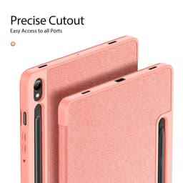 [DUX DUCIS-Có Khay Bút] Bao Da MTB Samsung Tab S9 11"/ S9 FE 10.9" X516B X716B DOMO Series Lưng Dẻo Vải Jean Chính Hãng 5