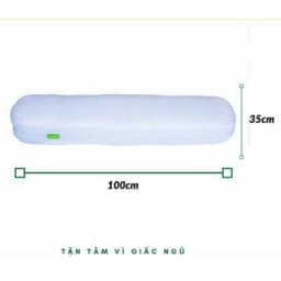 Combo 2 Ruột Gối Nằm 45cmx65cm, 1 Ruột Gối Ôm 35cmx100cm Bông Trắng Tinh Khiết Hàng Loại 1 5