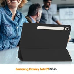 [Có Khay Bút] Bao Da MTB Samsung Tab S10 LITE/ S10 FE/ S9 11"/ S9 FE 10.9" Lưng Dẻo PU Gấp 3 Khúc 3