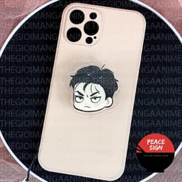 (mua 1 tặng 1) (FACE CHIBI) Giá đỡ và dây treo điện thoại in hình NGƯỜI TÌNH CỦA JINX manhwa BL anime chibi tiện lợi 3