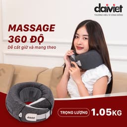 Máy massage cổ Daikiosan DVMG-00001 chính hãng [Hỏa tốc 30 phút HCM] 3