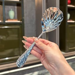 Muôi múc canh hình sò muỗng vá múc soup để bàn ăn inox 18/10 2