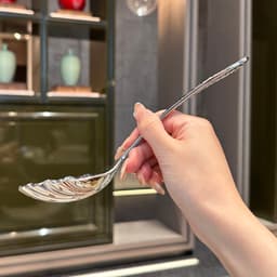 Muôi múc canh hình sò muỗng vá múc soup để bàn ăn inox 18/10 5
