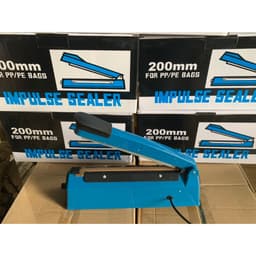 Máy Hàn Miệng Túi Dập Tay màng co nhiệt tặng kèm dây hàn , Máy Hàn Túi Nilong 20Cm 2