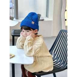 Mũ Len Trùm Đầu Đủ Màu Gấu HITI Giữ Ấm Tốt Cho Bé - 2 lớp - Từ 1-4 tuổi Phong Cách Hàn Quốc 6