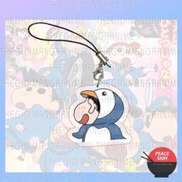(mua 1 tặng 1) Dây treo điện thoại SHIN CẬU BÉ BÚT CHÌ ver GIẢ THÚ Crayon Shin-chan in hình anime móc mica quà tặng 3