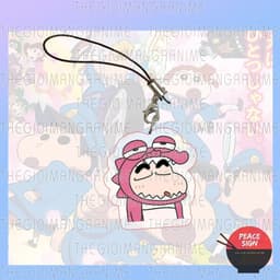 (mua 1 tặng 1) Dây treo điện thoại SHIN CẬU BÉ BÚT CHÌ ver GIẢ THÚ Crayon Shin-chan in hình anime móc mica quà tặng 7