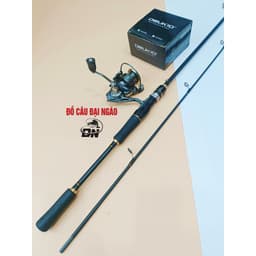 COMBO MÁY ĐỨNG Da deukio CẦN DAIWA NỘI ĐỊA DN CHUẨN TRUNG ( không có chữ daiwai ở góc ) tặng dây khoá leder 2