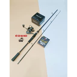 COMBO MÁY ĐỨNG Da deukio CẦN DAIWA NỘI ĐỊA DN CHUẨN TRUNG ( không có chữ daiwai ở góc ) tặng dây khoá leder 4