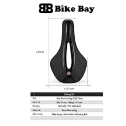 Yên xe đạp thể thao, yên xe đạp đua chấm bi sang trọng YCB 5