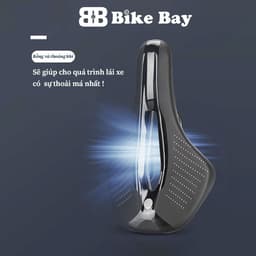 Yên xe đạp thể thao, yên xe đạp đua chấm bi sang trọng YCB 4