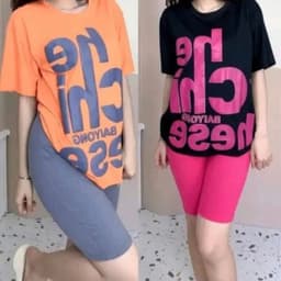 Đồ Bộ Nữ Bigsize LIMO DB48 Áo Phối Quần Lửng Ngố Thun Gân Cotton Co Giãn Bộ Mặc Nhà Thoải Mái 2