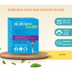 Hupavir TCA 50% 80% lọ 10ml - Chấm rụng sùi, mụn cơm, mụn cóc, gai sd, chuỗi hạt ngọc cho nam và nữ 2