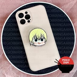 (mua 1 tặng 1) (FACE CHIBI) Giá đỡ dây treo điện thoại DETECTIVE CONAN Thám Tử Lừng Danh anime griptok mica acrylic 6