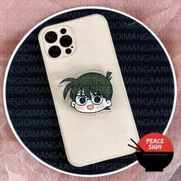 (mua 1 tặng 1) (FACE CHIBI) Giá đỡ dây treo điện thoại DETECTIVE CONAN Thám Tử Lừng Danh anime griptok mica acrylic 7