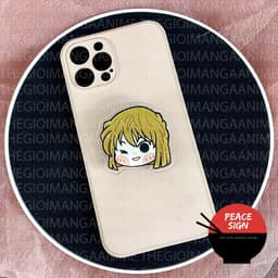 (mua 1 tặng 1) (FACE CHIBI) Giá đỡ dây treo điện thoại DETECTIVE CONAN Thám Tử Lừng Danh anime griptok mica acrylic 4