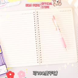 (Combo 03 Quyển) Sổ lò xo A5 kẻ ngang Capybara 4223 - 120 Trang - Hoạt hình dễ thương 4