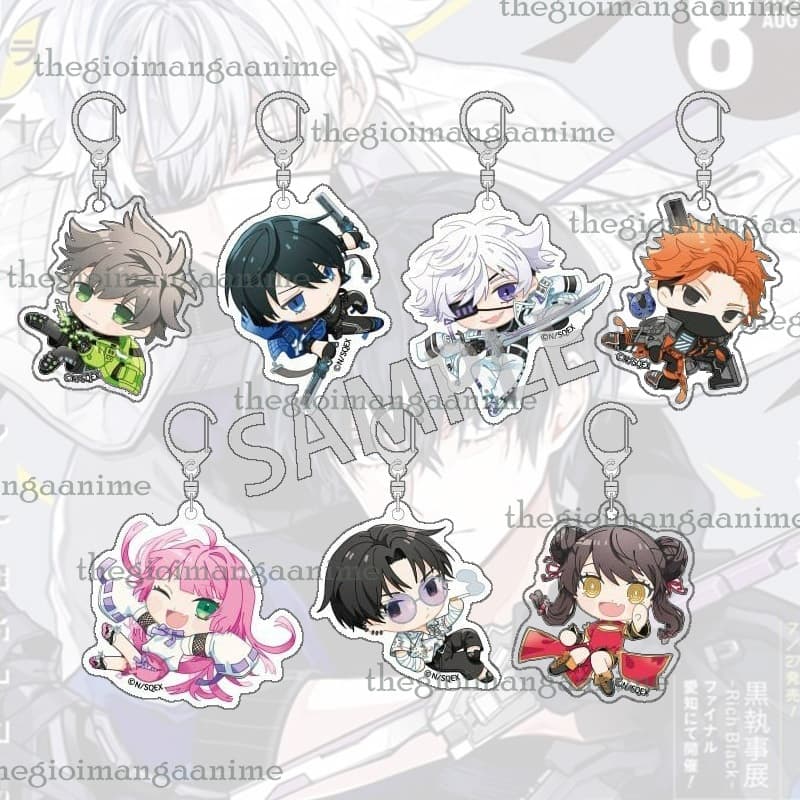 (mua 1 tặng 1) Móc khóa TOKYO ALIENS ver BAY in hình anime chibi mica acrylic dễ thương quà tặng xinh xắn