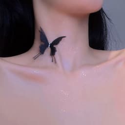 Vòng cổ choker cánh bướm dây trong, hoa hồng voan dành cho makeup tạo kiểu - Hity Beauty 4