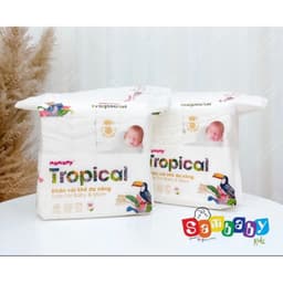 combo 2 Gói Khăn Giấy Khô Mamamy Tropical Không Mùi Không Kích Ứng Dùng Cho Bé Sơ Sinh Lau Mặt Lau Tay 4