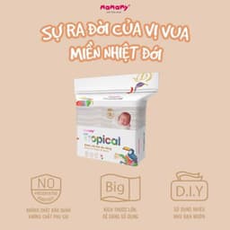 combo 2 Gói Khăn Giấy Khô Mamamy Tropical Không Mùi Không Kích Ứng Dùng Cho Bé Sơ Sinh Lau Mặt Lau Tay 5