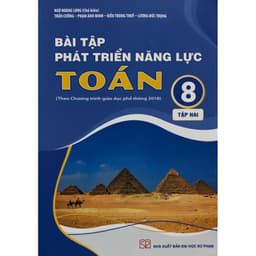 Sách - Bài tập phát triển năng lực Toán 8(Tập 1 + Tập 2)Kết nối 4