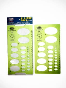 Thước Elip Vẽ Kỹ Thuật WinQ E606 - Ellipse Template Ruler 3