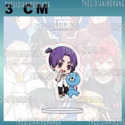 (mua 1 tặng 1) (3CM) Mô hình Standee BLUE LOCK ver HẢI CẨU mini chibi mica acrylic tượng game anime trang trí xinh xắn 5