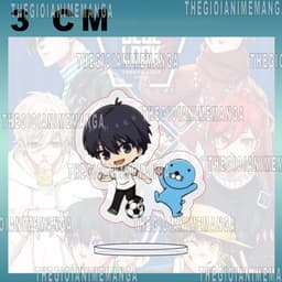 (mua 1 tặng 1) (3CM) Mô hình Standee BLUE LOCK ver HẢI CẨU mini chibi mica acrylic tượng game anime trang trí xinh xắn 3