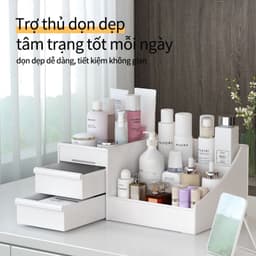 Kệ mỹ phẩm 2 ngăn kéo đa năng cao cấp 1