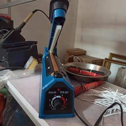 Máy Hàn Miệng Túi Dập Tay màng co nhiệt tặng kèm dây hàn , Máy Hàn Túi Nilong 20Cm 4
