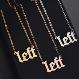 Dây chuyền Left Tả Hàng cheap moment Gia tộc TF phụ kiện vòng cổ idol thần tượng hoa ngữ 3