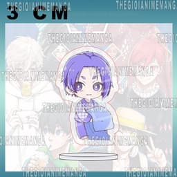 (mua 1 tặng 1) (3CM) Mô hình Standee BLUE LOCK ver ĐỒ NGỦ mini chibi mica acrylic tượng anime trang trí xinh xắn 5