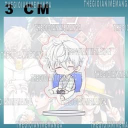 (mua 1 tặng 1) (3CM) Mô hình Standee BLUE LOCK ver ĐỒ NGỦ mini chibi mica acrylic tượng anime trang trí xinh xắn 4