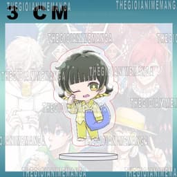 (mua 1 tặng 1) (3CM) Mô hình Standee BLUE LOCK ver ĐỒ NGỦ mini chibi mica acrylic tượng anime trang trí xinh xắn 7