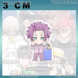(mua 1 tặng 1) (3CM) Mô hình Standee BLUE LOCK ver ĐỒ NGỦ mini chibi mica acrylic tượng anime trang trí xinh xắn 8