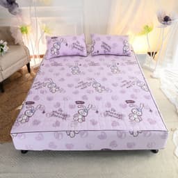 ga giường trần bông vải đũi sơ đậu nành không kèm gối hàng nhập khẩu team mác chính hãng 9