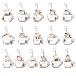 (mua 1 tặng 1) ( Mica trong acrylic ) Móc khóa xinh xắn in hình HAIKYUU!! VUA BÓNG CHUYỀN ver CỐC TAI MÈO anime chibi 1