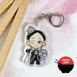 (mua 1 tặng 1) Móc khóa mica TOKYO REVENGERS ver HOÀNG TỬ hình in 2 mặt 8