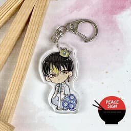 (mua 1 tặng 1) Móc khóa mica TOKYO REVENGERS ver HOÀNG TỬ hình in 2 mặt 4