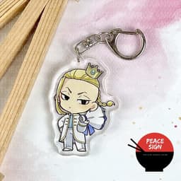 (mua 1 tặng 1) Móc khóa mica TOKYO REVENGERS ver HOÀNG TỬ hình in 2 mặt 6