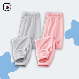 Quần dài bé trai BabyloveGO 2026 vải thun cotton cho bé dáng jogger thể thao năng động QTD01 5